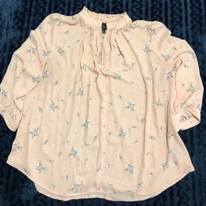 Light Pink Flowing Blouse